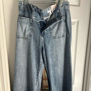 Lauren Conrad hi rise wide leg jeans